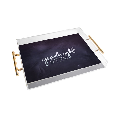 Leah Flores Goodnight Acrylic Tray