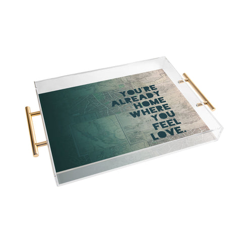 Leah Flores Home 1 Acrylic Tray