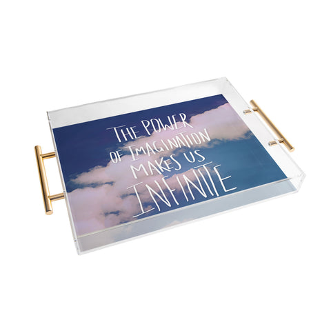 Leah Flores Imagination Power Acrylic Tray