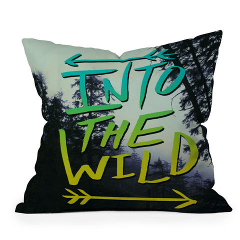 Leah Flores Into The Wild 2 Outdoor Throw Pillow