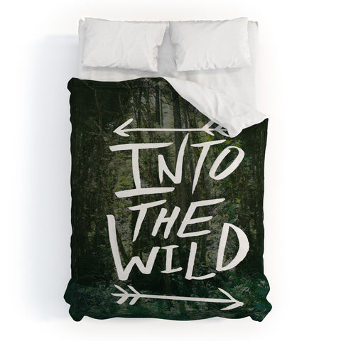 Leah Flores Into The Wild Duvet Cover