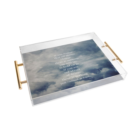 Leah Flores Lao Tzu Acrylic Tray