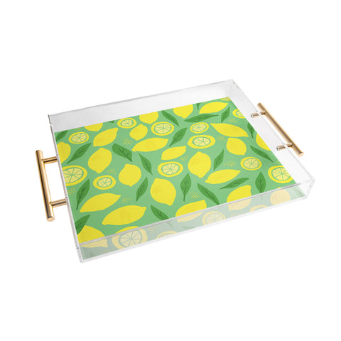 Leah Flores Lemonade Acrylic Tray
