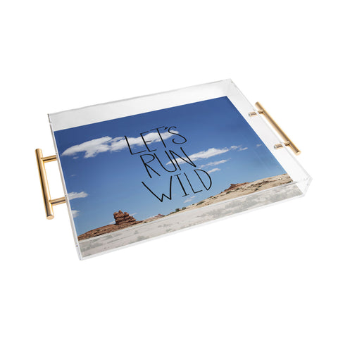 Leah Flores Lets Run Wild X Moab Acrylic Tray