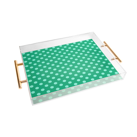 Leah Flores Minty Freshness Acrylic Tray
