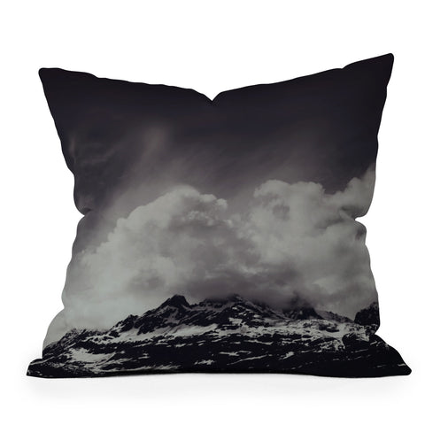 Leah Flores Mountain Outdoor Throw Pillow