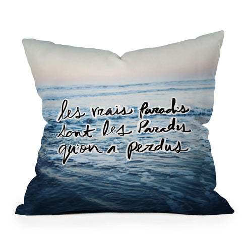 Leah Flores Paradis Outdoor Throw Pillow