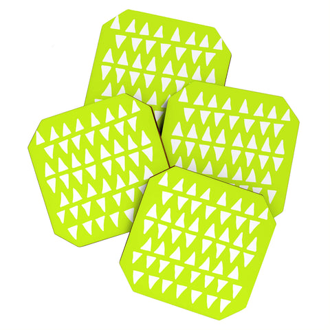 Leah Flores Pineapple Dreams Coaster Set