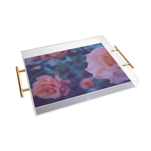 Leah Flores Pretty Floral Acrylic Tray