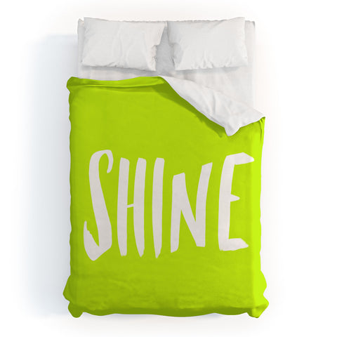 Leah Flores Shine Duvet Cover