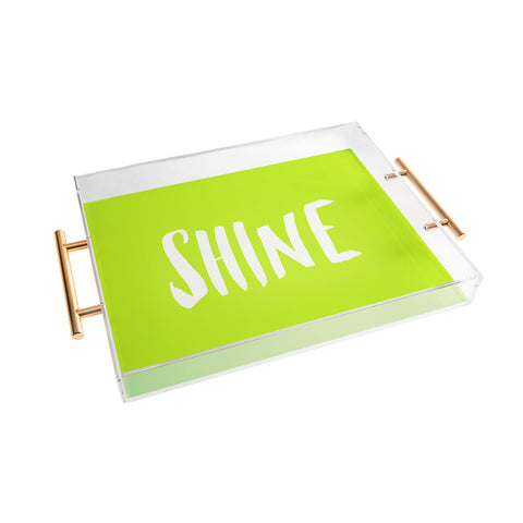 Leah Flores Shine Acrylic Tray