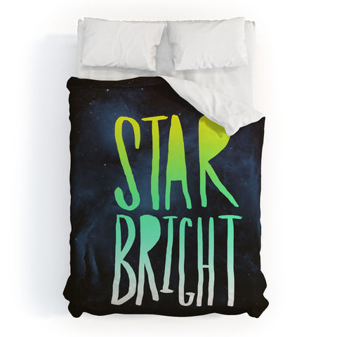 Leah Flores Stars Duvet Cover