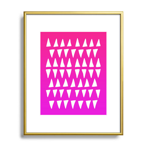 Leah Flores Strawberry Dreams Metal Framed Art Print