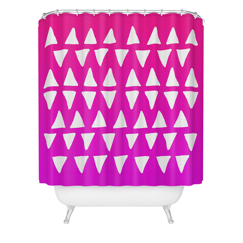 Leah Flores Strawberry Dreams Shower Curtain
