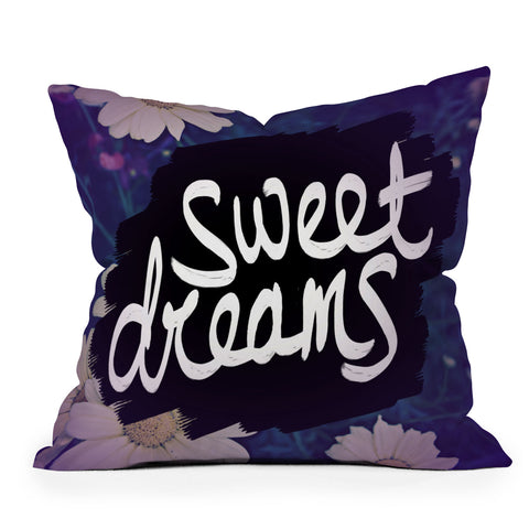 Leah Flores Sweet Dreams 1 Outdoor Throw Pillow