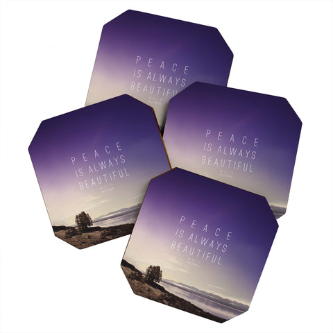 Leah Flores Whitman Peace Coaster Set