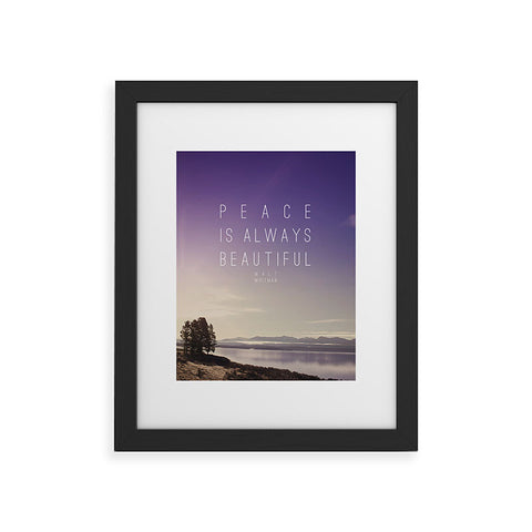Leah Flores Whitman Peace Framed Art Print
