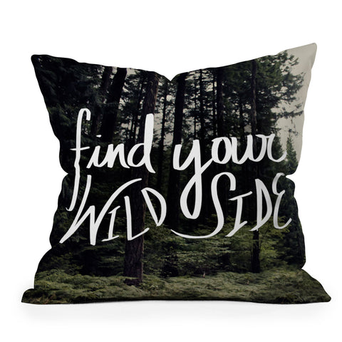 Leah Flores Wild Side Outdoor Throw Pillow