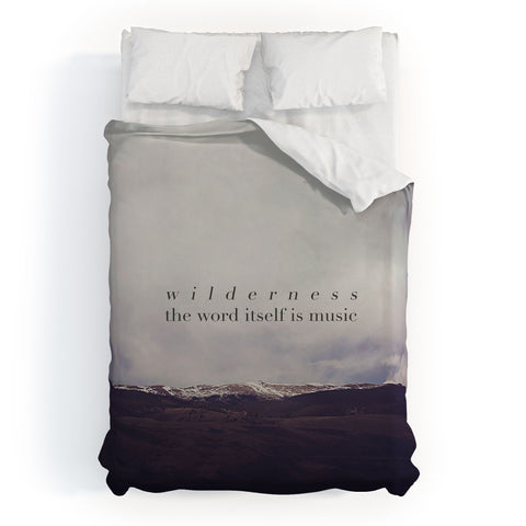 Leah Flores Wilderness Music Duvet Cover