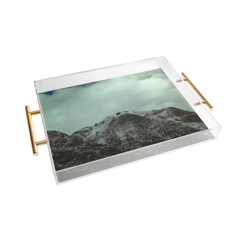 Leah Flores Winter in the Cascades Acrylic Tray