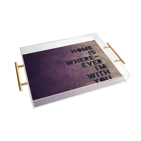 Leah Flores With You Acrylic Tray