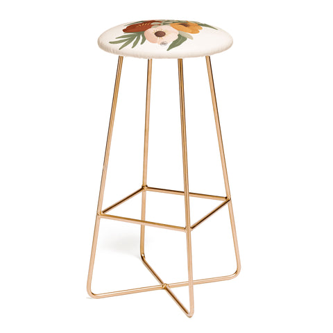 Lebrii Gloria Floral Bar Stool