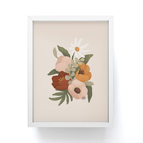 Lebrii Gloria Floral Framed Mini Art Print