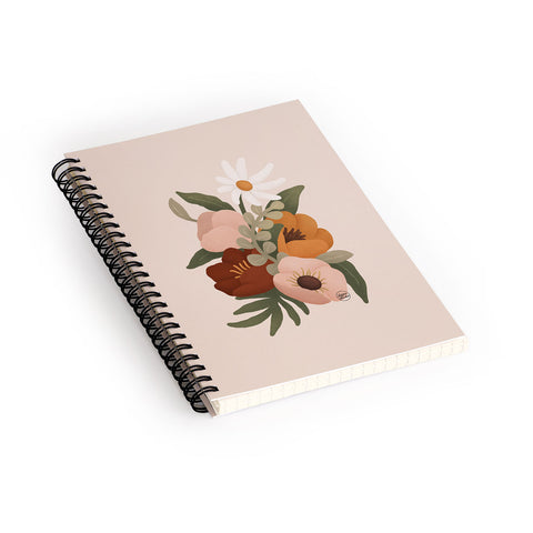 Lebrii Gloria Floral Spiral Notebook