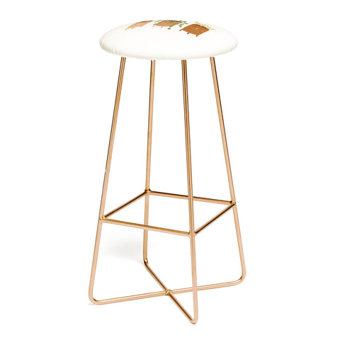 Lebrii Little Face Vases Bar Stool