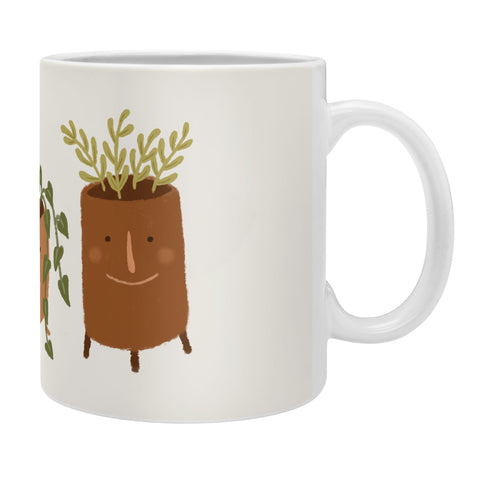 Lebrii Little Face Vases Coffee Mug