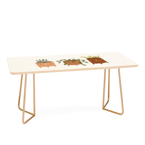 Lebrii Little Face Vases Coffee Table