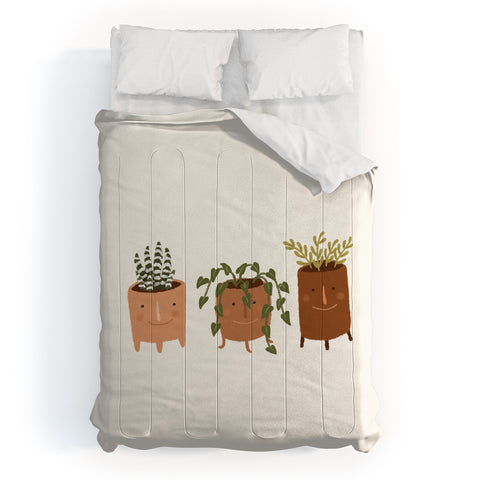 Lebrii Little Face Vases Comforter