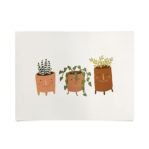 Lebrii Little Face Vases Poster