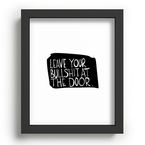 Leeana Benson Leave Your Bs Recessed Framing Rectangle