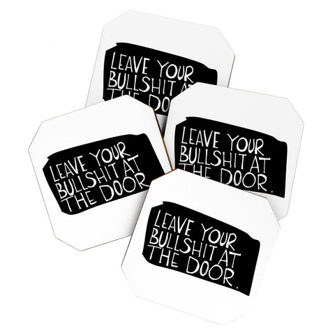 Leeana Benson Leave Your Bs Coaster Set