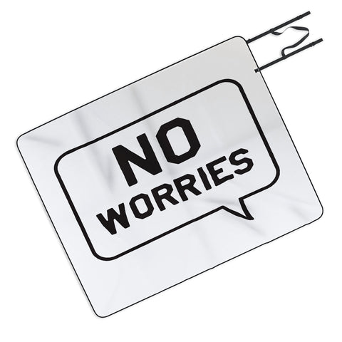 Leeana Benson No Worries Picnic Blanket