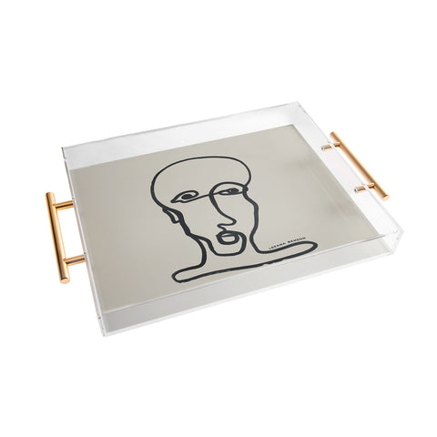 Leeana Benson Portrait 1 Acrylic Tray