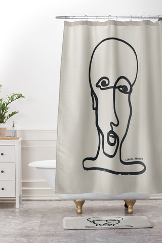 Leeana Benson Portrait 1 Shower Curtain And Mat