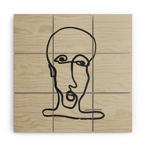 Leeana Benson Portrait 1 Wood Wall Mural