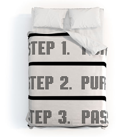 Leeana Benson Puff Puff Pass Duvet Cover