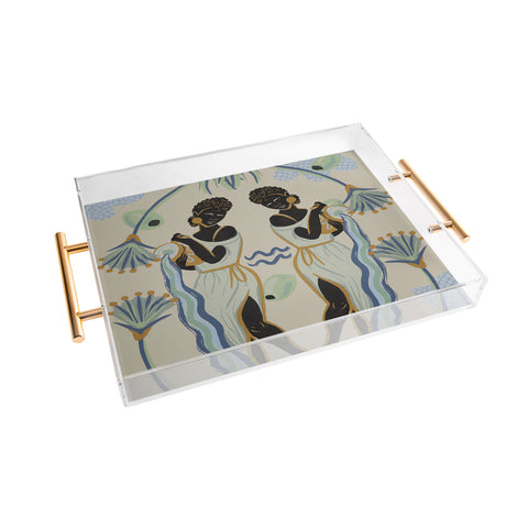 Leeya Makes Noise Aquarians Pour Acrylic Tray