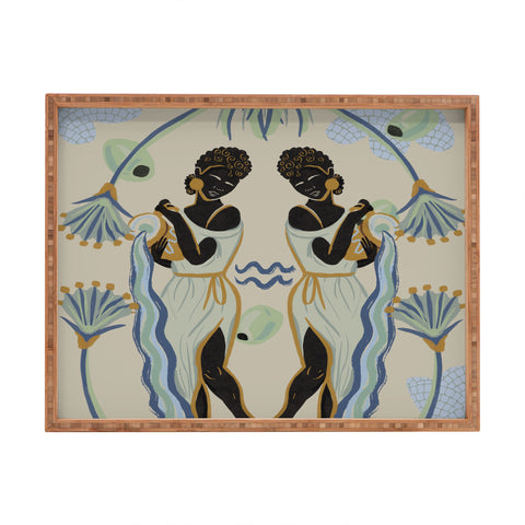 Leeya Makes Noise Aquarians Pour Rectangular Tray