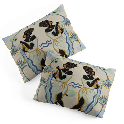 Leeya Makes Noise Aquarians Pour Pillow Shams