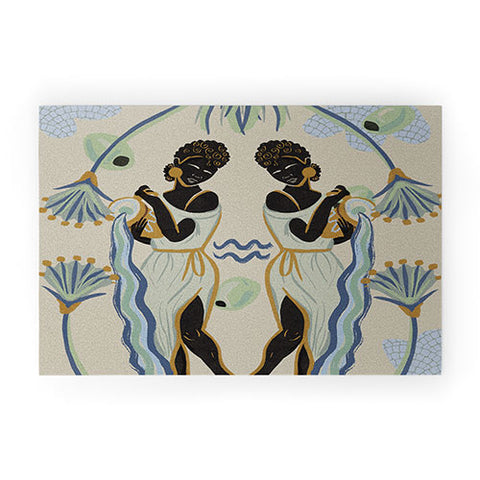 Leeya Makes Noise Aquarians Pour Welcome Mat