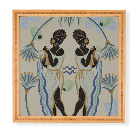 Leeya Makes Noise Aquarians Pour Framed Wall Art