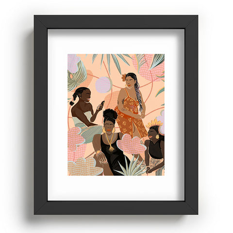 Leeya Makes Noise Black Femme Friendship Recessed Framing Rectangle