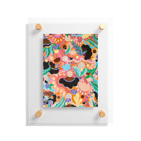 Leeya Makes Noise Loud Joy Women Floating Acrylic Print
