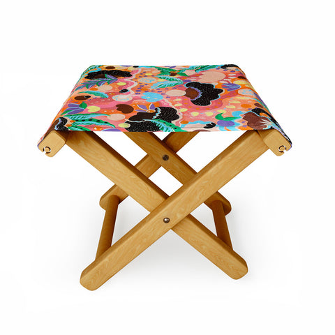 Leeya Makes Noise Loud Joy Women Folding Stool