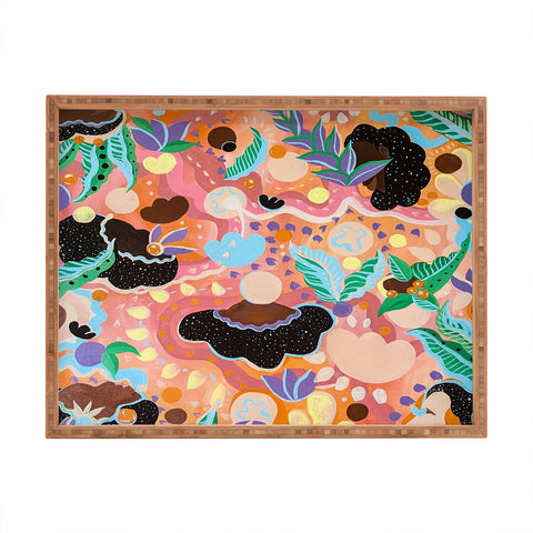 Leeya Makes Noise Loud Joy Women Rectangular Tray