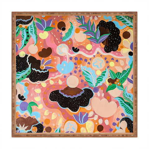 Leeya Makes Noise Loud Joy Women Square Tray